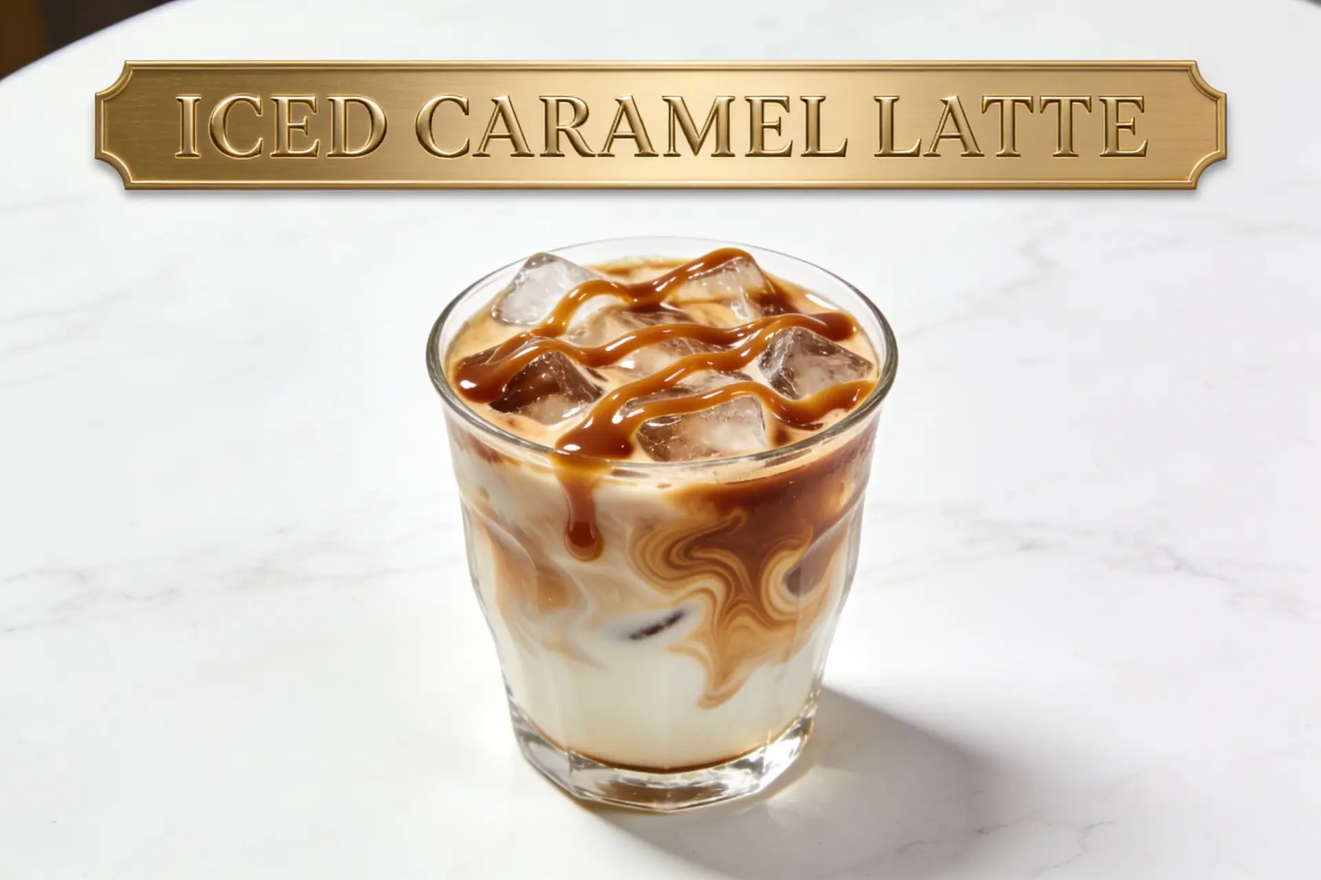 Iced Caramel Latte