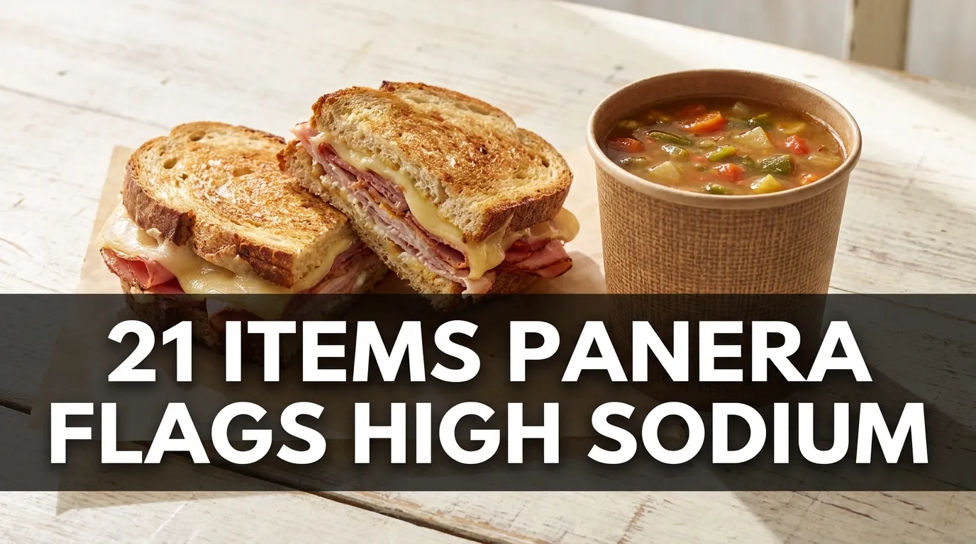 Panera Flags 21 Items High Sodium. Two Are On The Kids Menu. – Panera Bread 2026 guide