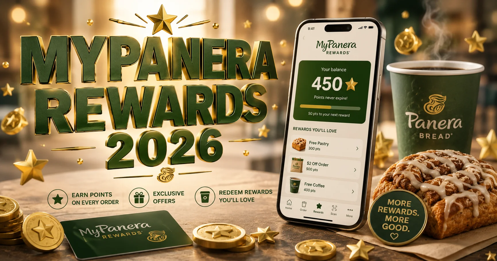 Panera Bread Rewards 2026 | MyPanera Points Guide – Panera Bread 2026 guide