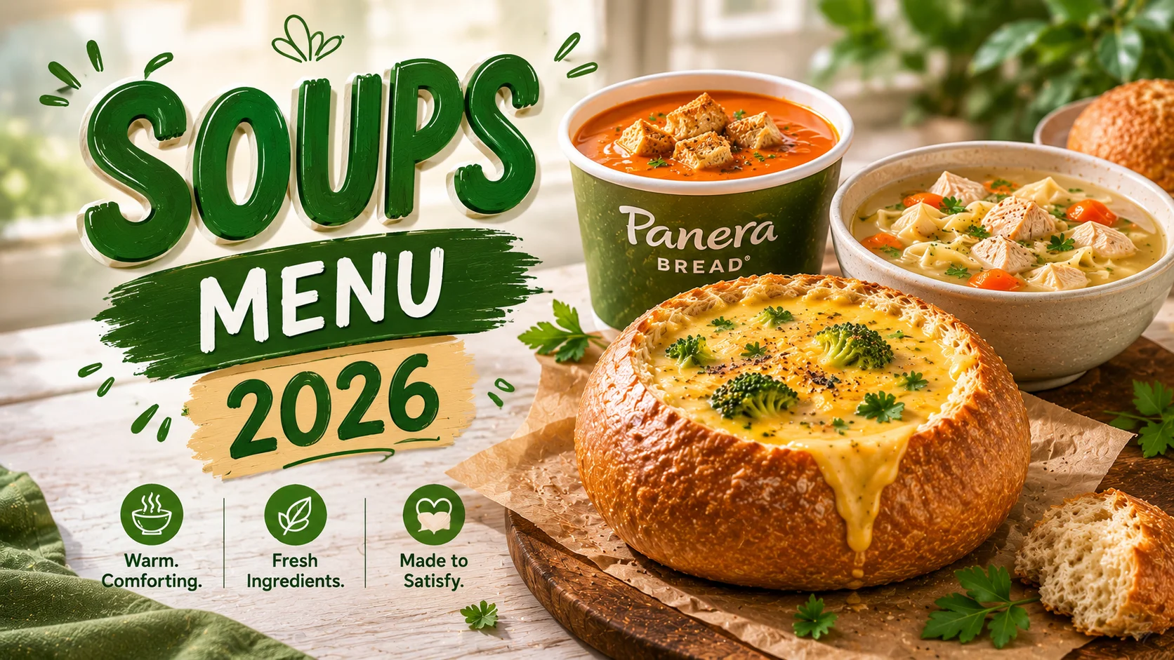 Panera Bread Soups Menu with Prices 2026 – Panera Bread 2026 guide