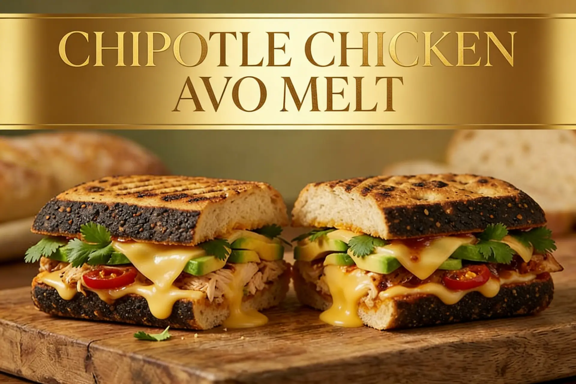 Chipotle Chicken Avo Melt