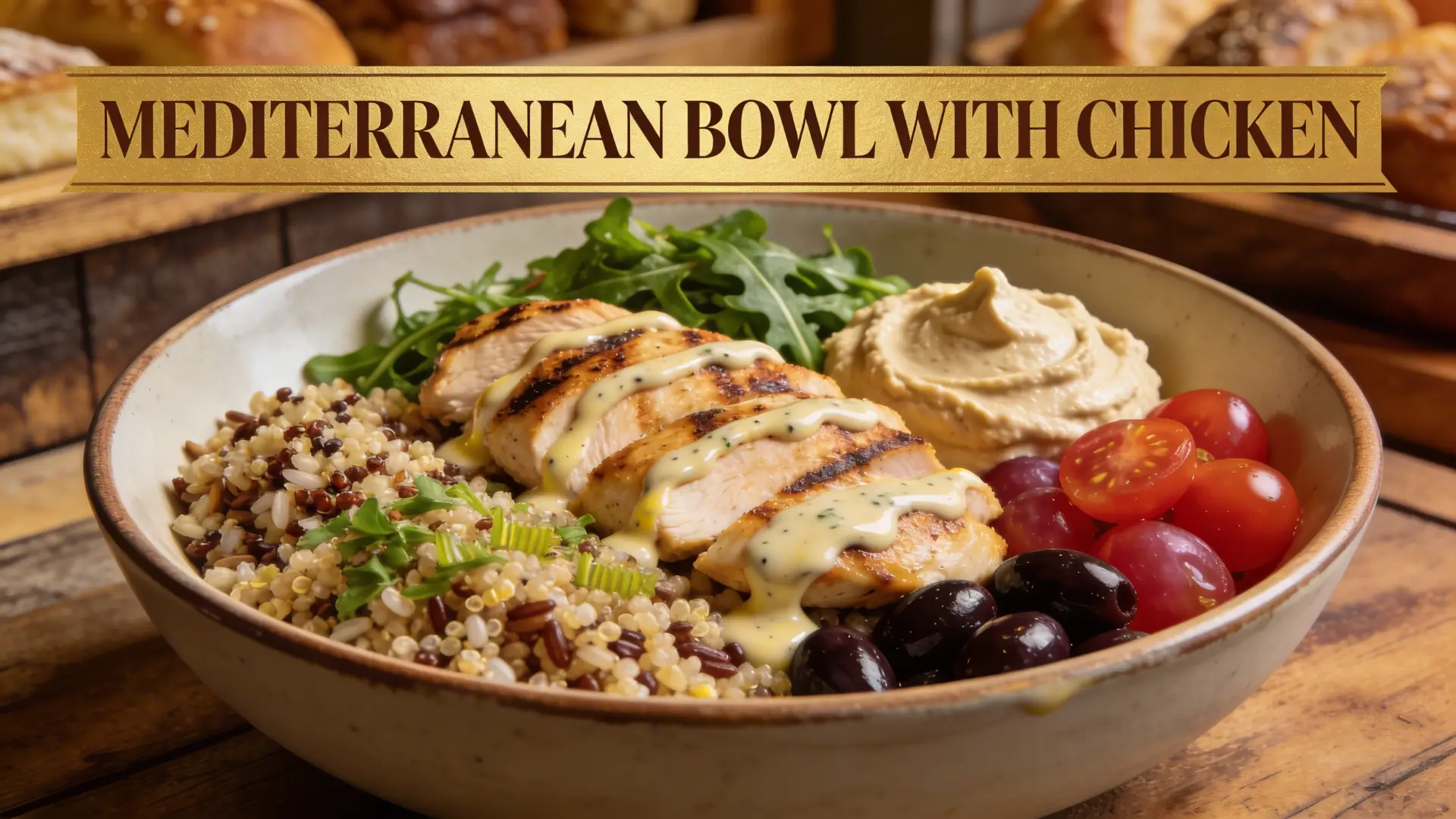 Mediterranean Bowl with Chicken