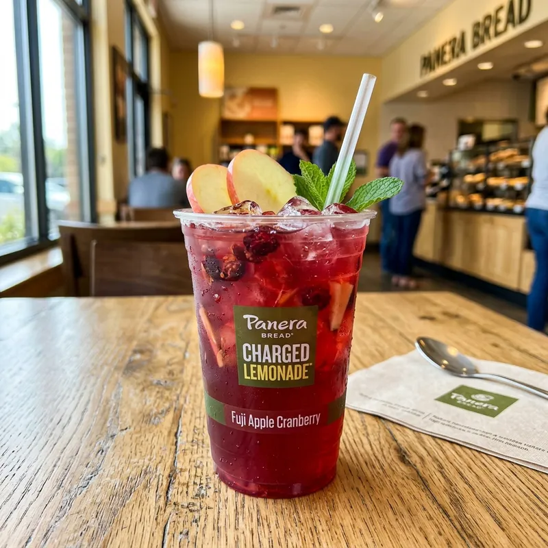 Panera Fuji Apple Cranberry Charged Lemonade
