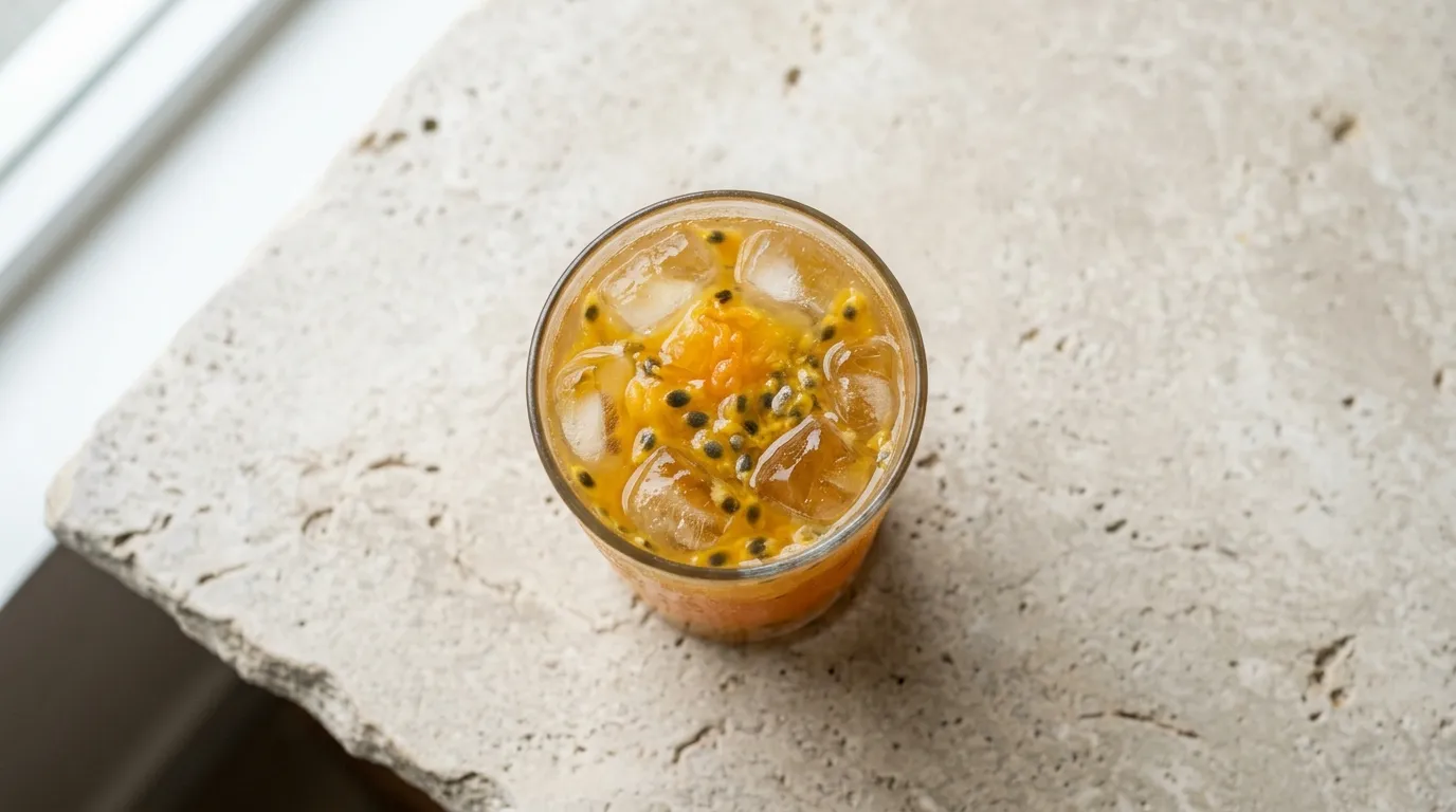 Panera Bottled Passion Fruit Papaya Green Tea with price and calories 2026 menu