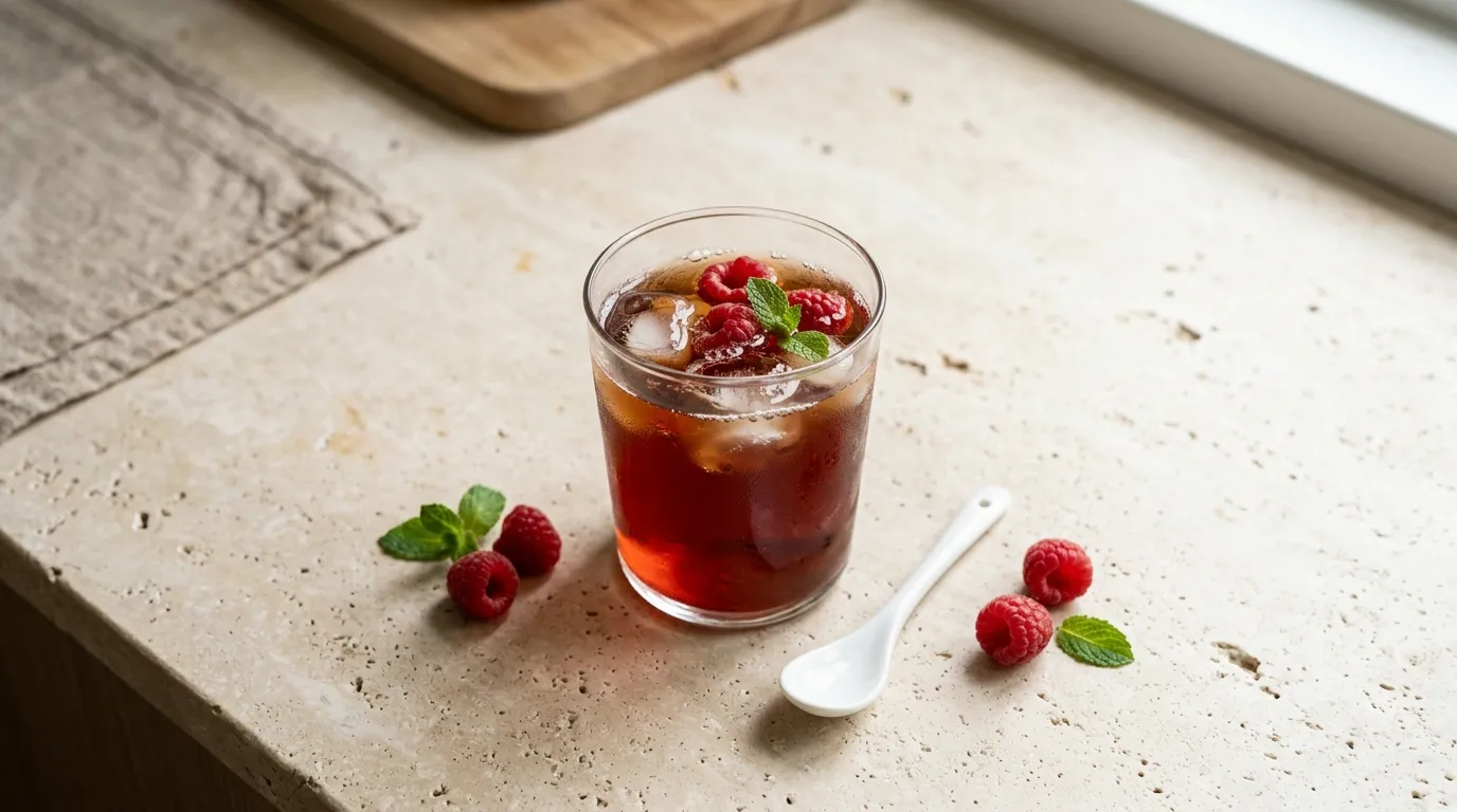 Panera Brisk Raspberry Tea with price and calories 2026 menu