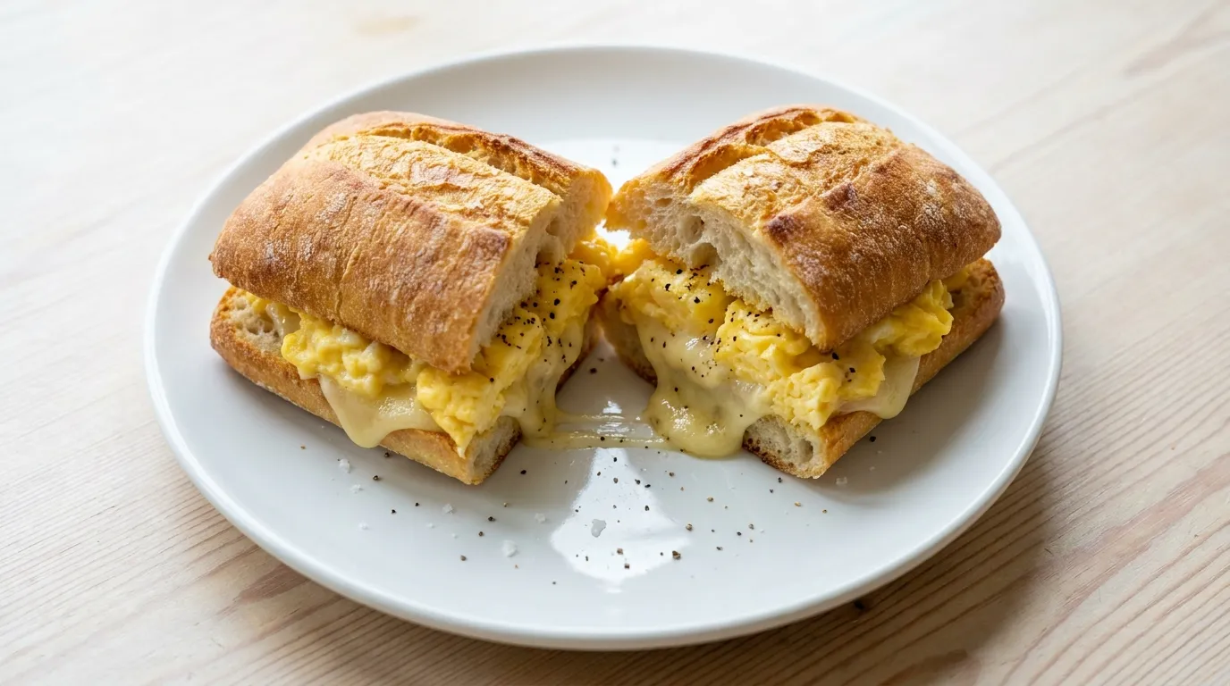 Ciabatta Egg & Cheese Sandwich sandwich
