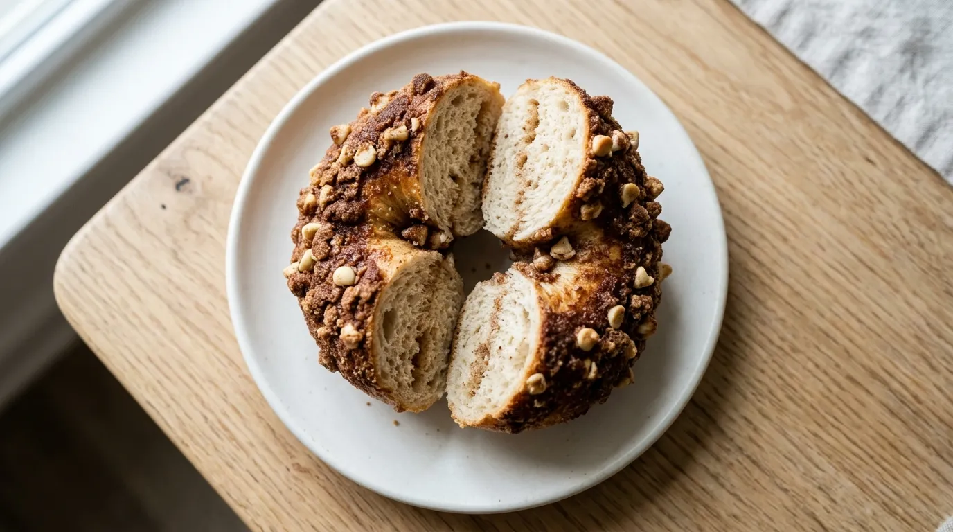 Panera Cinnamon Crunch Bagel
