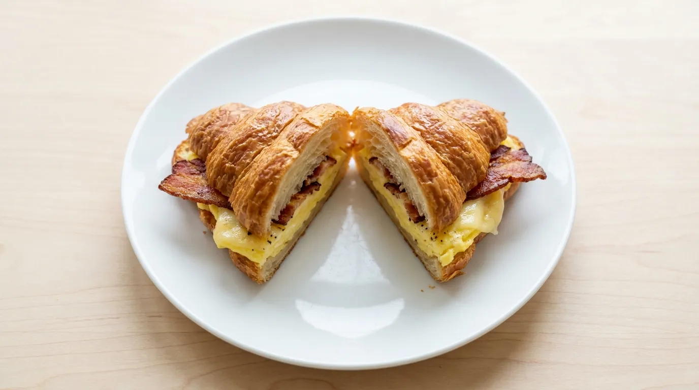Croissant Bacon, Egg & Cheese Sandwich sandwich