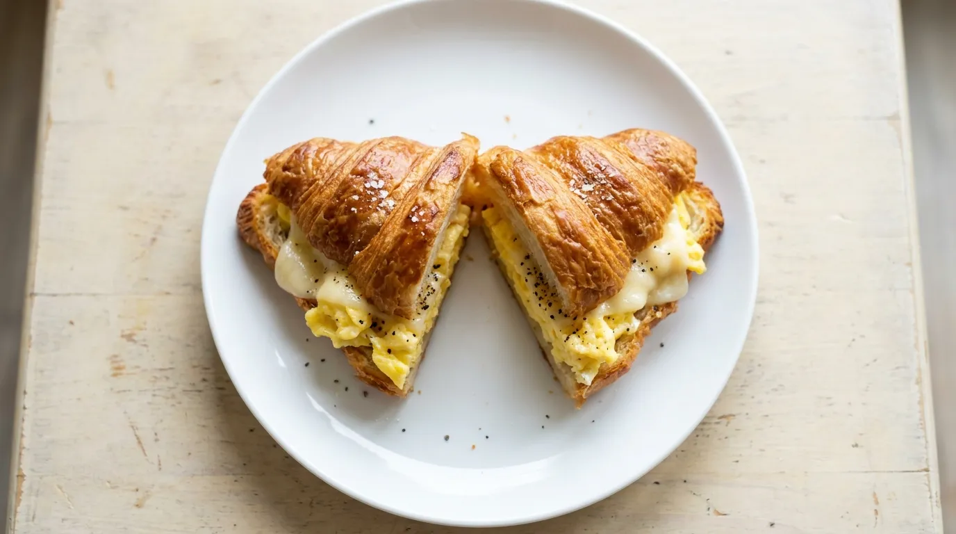 Croissant Egg & Cheese Sandwich sandwich