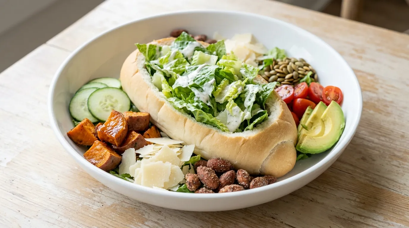 Panera Farmhouse Crunch Salad Stuffer with price and calories 2026 menu