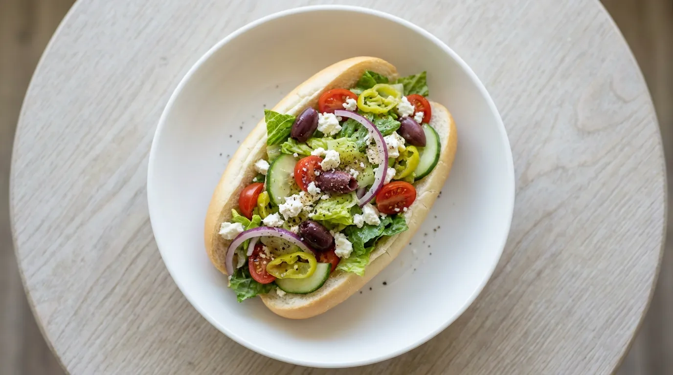 Panera Greek Salad Stuffer with price and calories 2026 menu