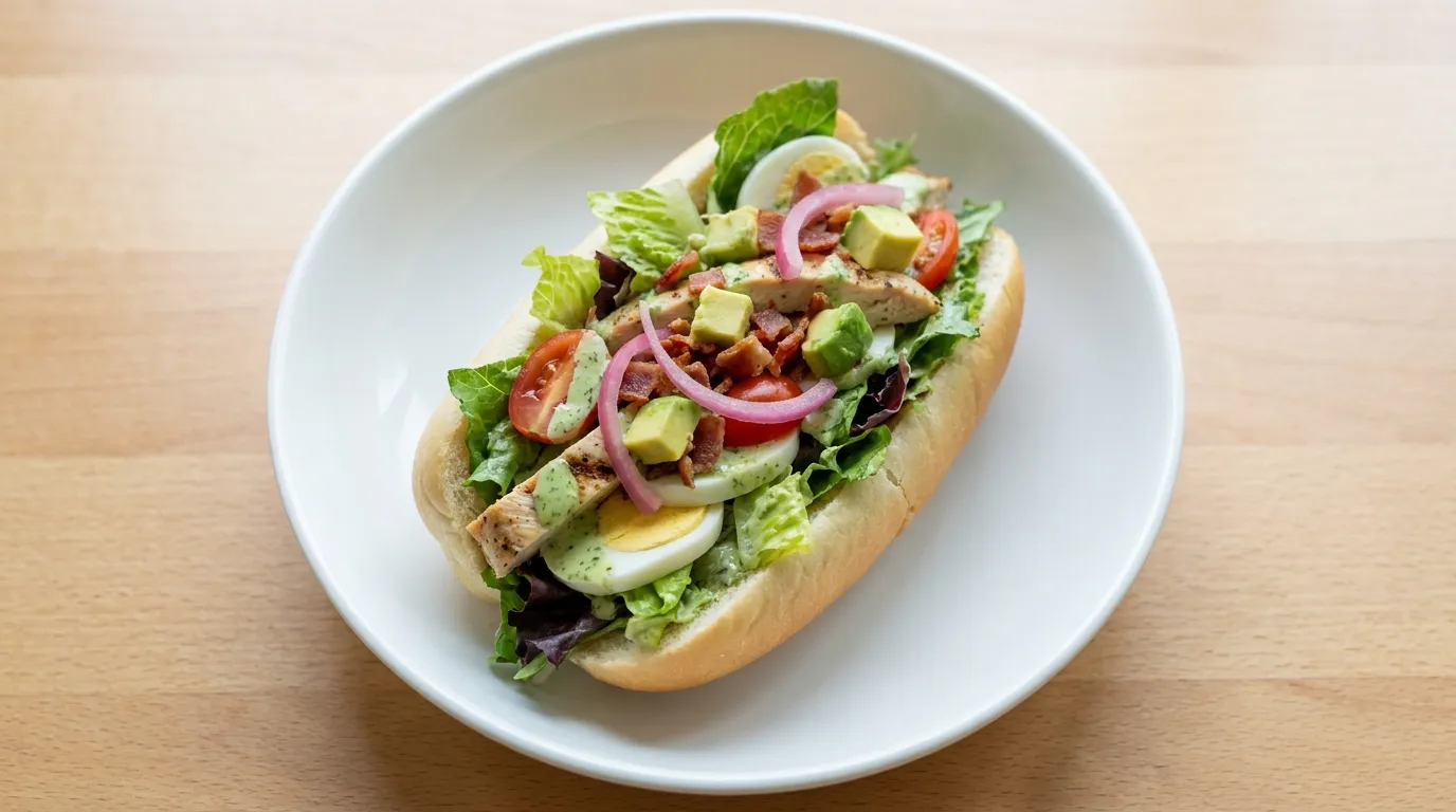 Panera Green Goddess Chicken Cobb Salad Stuffer with price and calories 2026 menu