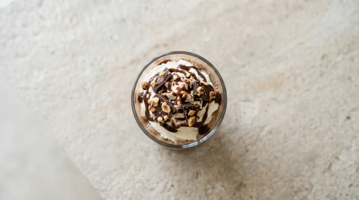Panera Hazelnut Mocha Frozen Java with price and calories 2026 menu