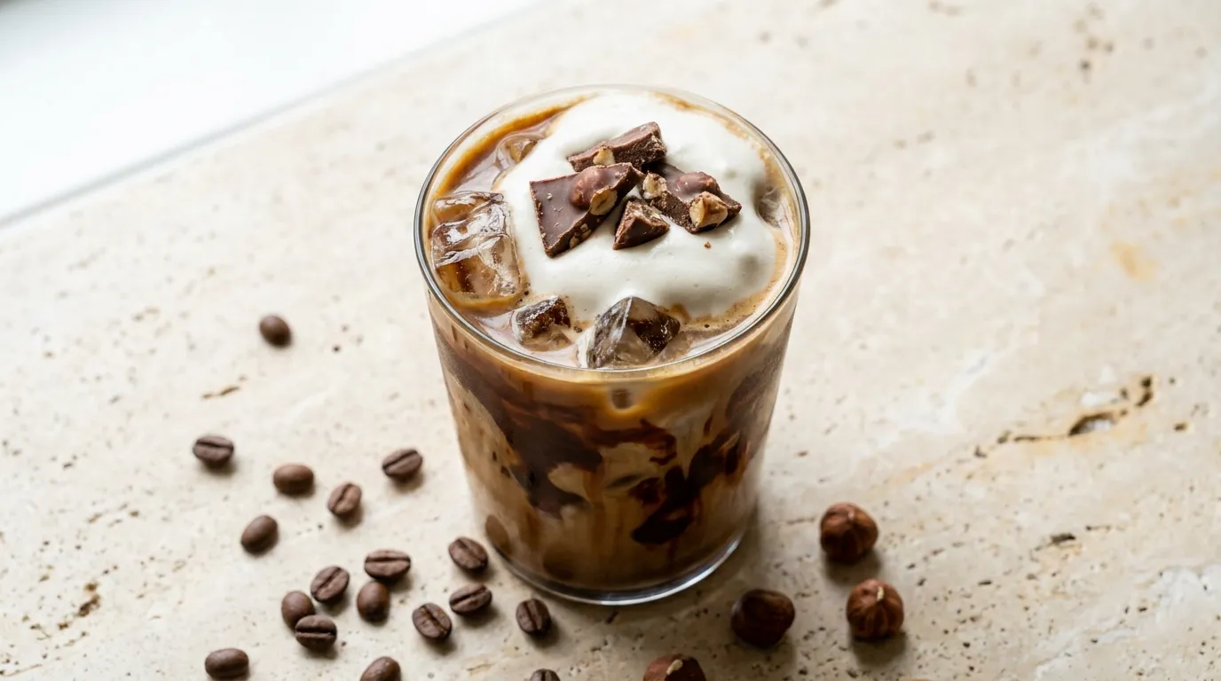 Panera Hazelnut Mocha Iced Coffee with price and calories 2026 menu