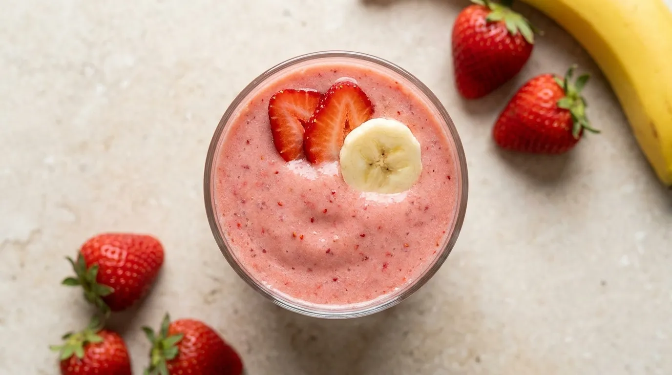 Panera Strawberry Banana Smoothie with price and calories 2026 menu